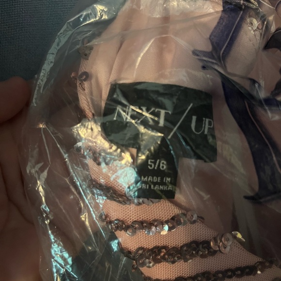 Next Up Beautiful sequined mauve rose prom formal dress - Picture 11 of 11